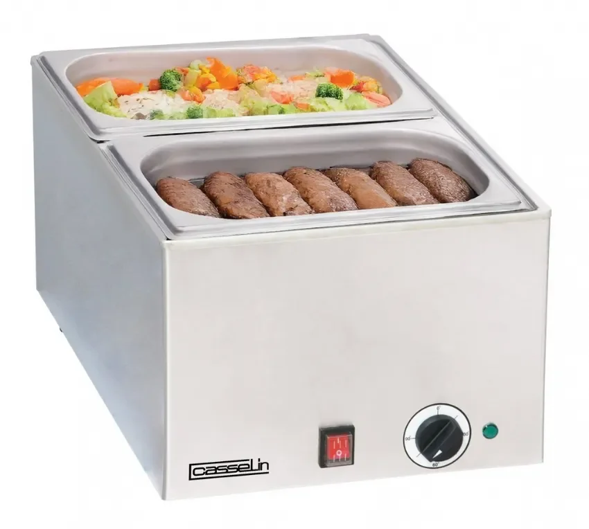 Affaire À Saisir Bain-marie électrique monophasé avec 2x gn 1/2 température 0 à 90 °c puissance 1,2 kw