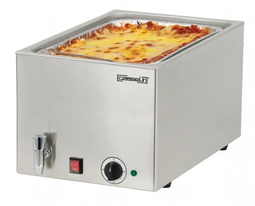 Top Vente Bain-marie électrique monophasé avec cuve gn 1/1 profondeur 200 mm température 40/90°c