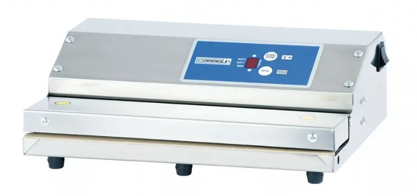 Promotion Emballeuse sous vide à poser commandes digitales avec soudure 350 mm inox