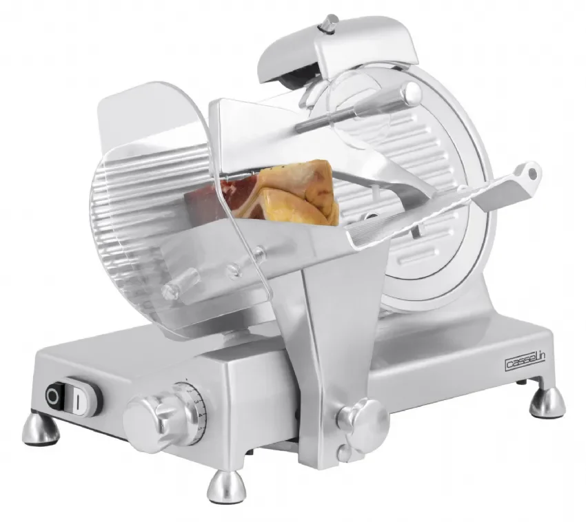 Trancheuse à jambon diamètre lame 220 mm et épaisseur 0,2-12 mm inox Marque