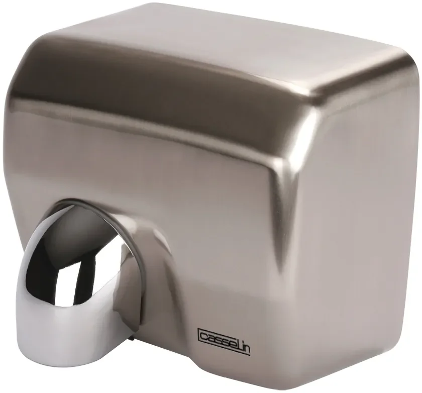 Sèche-mains à bec inox brossé mural puissance 2500 w Authentique
