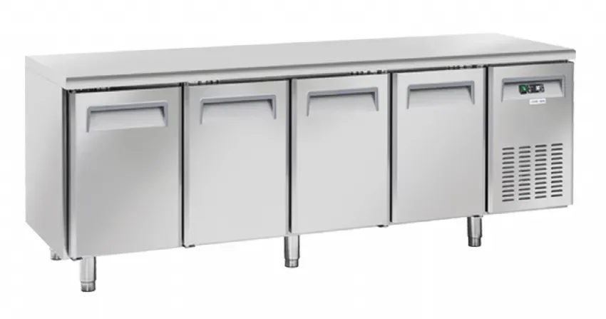 Table réfrigérée négative 325x410 4 portes inox 485l Commander Vite