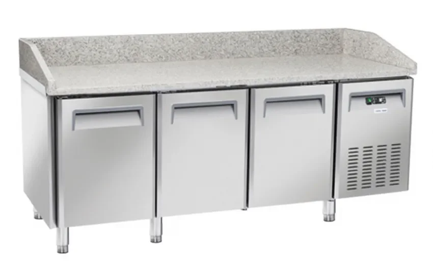 Meuble à pizza 600x400 3 portes spécial pizza inox 640l Pas Cher