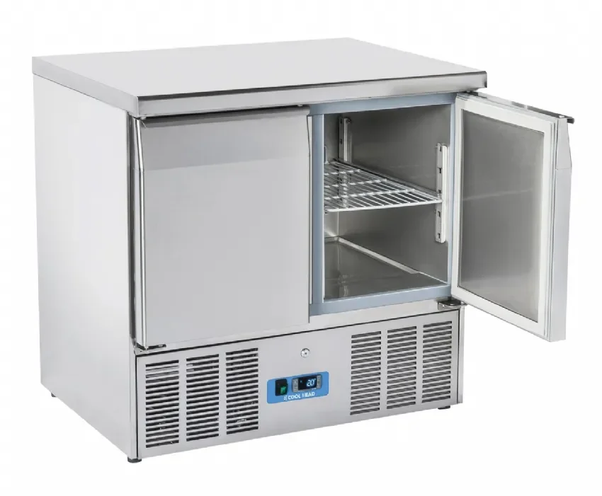 Nouvelle Collection Saladette réfrigérée 2 portes gn1/1 inox 214 l