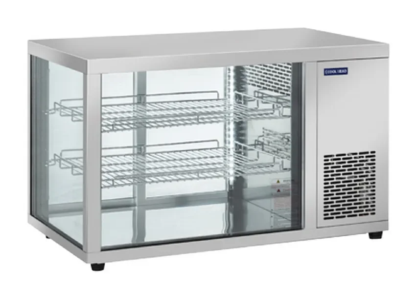 Prix Promo Vitrine de comptoir réfrigérée horizontale 128l