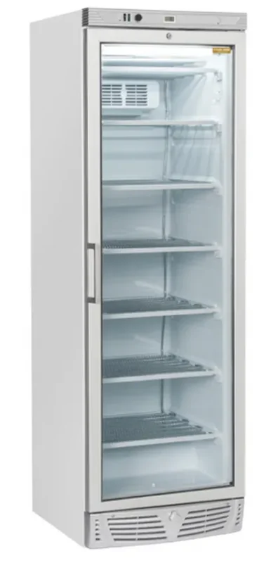 Armoire négative blanche 1 porte vitrée intérieur thermoformé 300l Commander Maintenant