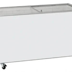 Achat Immédiat Congélateur coffre blanc 2 vitres coulissantes 500l