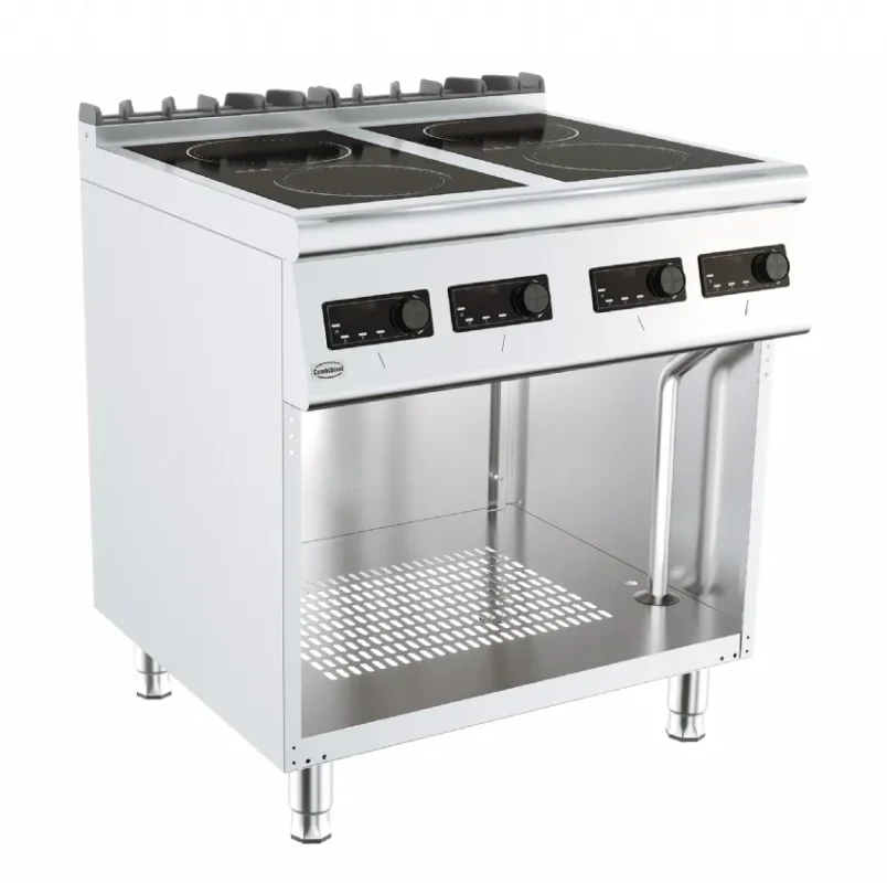 Cuisiniere induction electrique 4 plaque sur pieds Solde