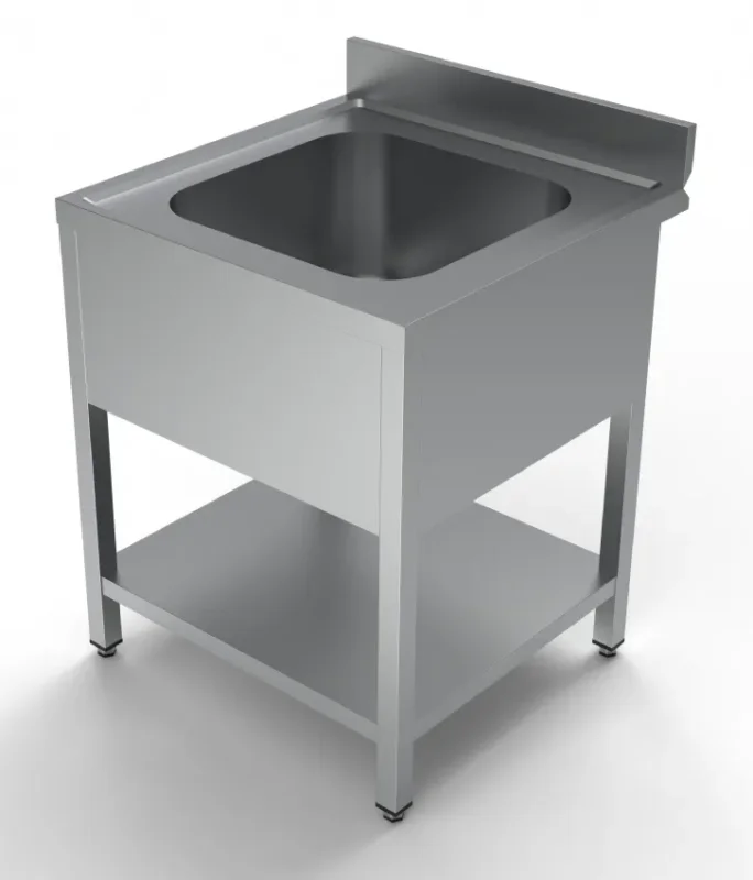 Plonge inox profondeur 700 étagère 1 centre 700 Promotion Saisonnière
