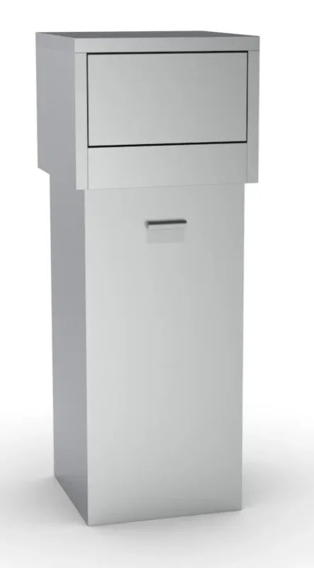 Poubelle en acier inox 80l Réduction