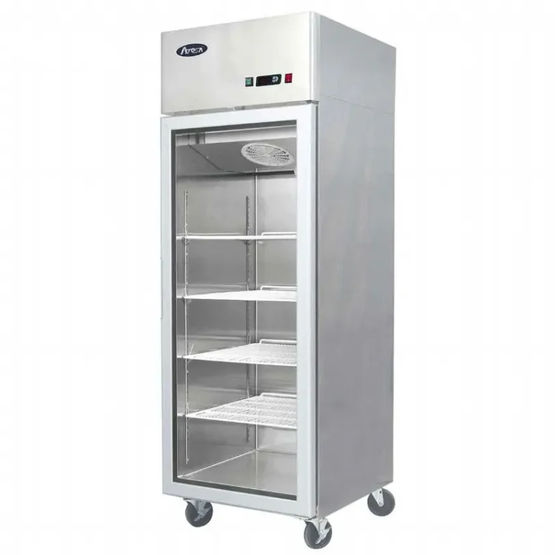 Armoire positive tropicalisée 1 porte vitrée inox Acheter Direct