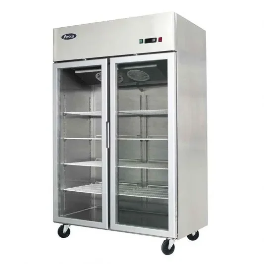 Armoire positive tropicalisée 2 portes vitrées inox Quantité Limitée