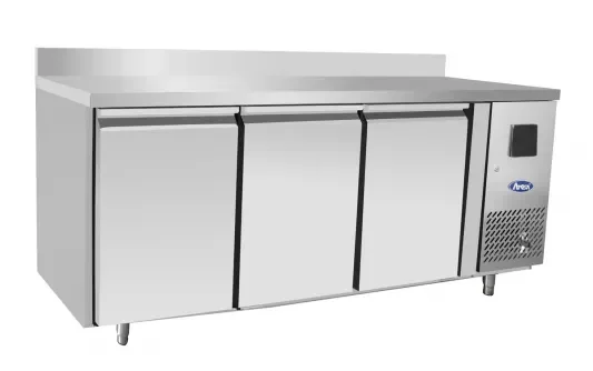 Promotion Table réfrigérée positive tropicalisée3 portes avec dosseret