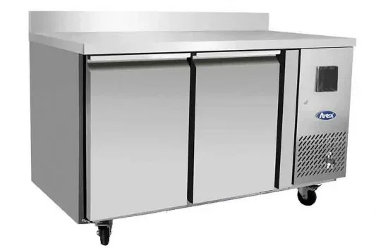 Table réfrigérée gn1/1 positive tropicalisée 2 portes avec dosseret Certifié