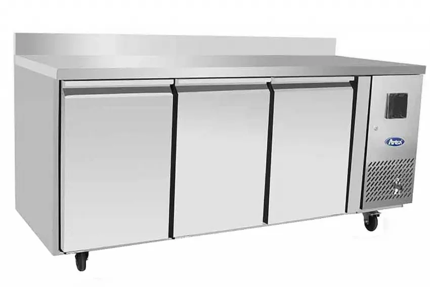 Table réfrigérée gn1/1 positive tropicalisée3 portes avec dosseret Offre Du Jour