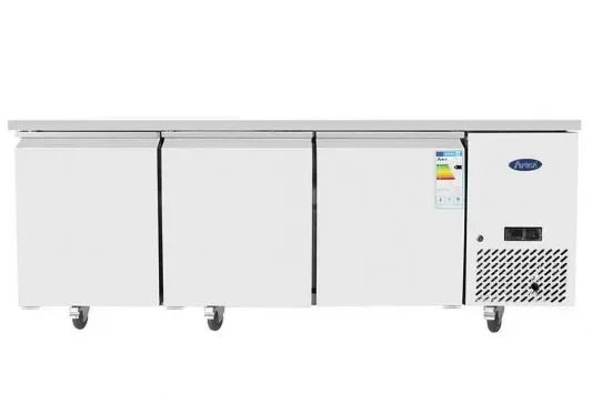 Meilleur Prix Table réfrigérée positive 400x600 tropicalisée 3 portes inox