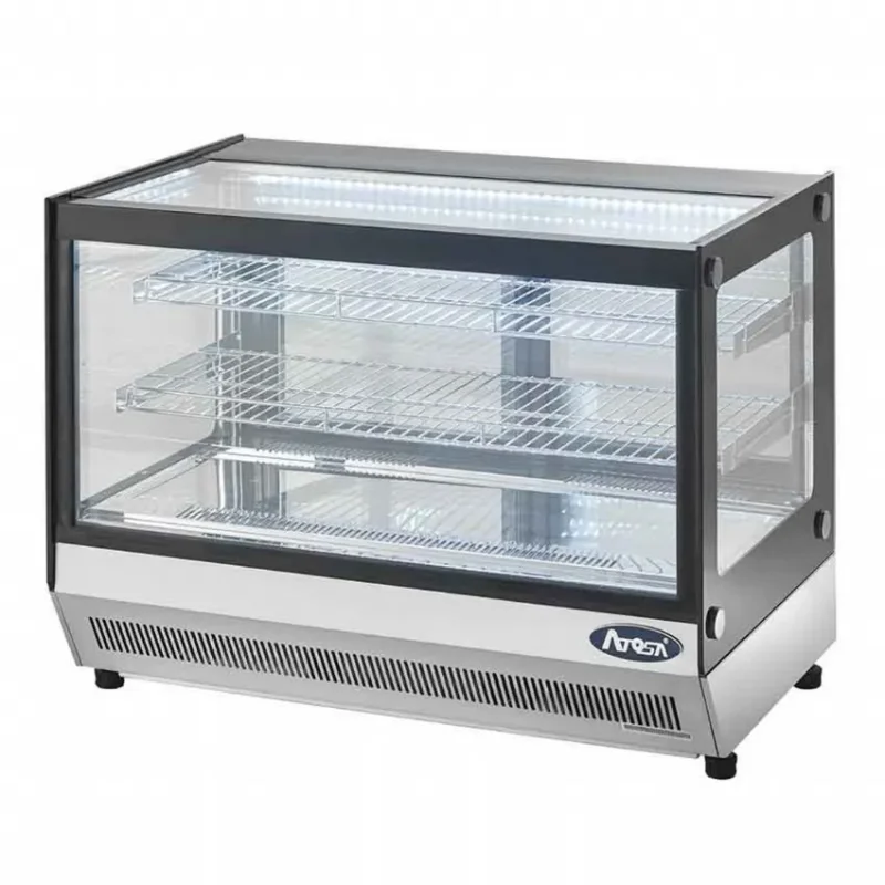 Produit De Marque Vitrine réfrigérée à poser avec vitrines droites 120l