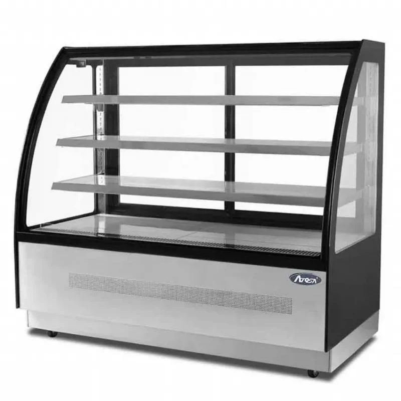 Vitrine réfrigérée bombée de largeur 1200mm Haute Qualité