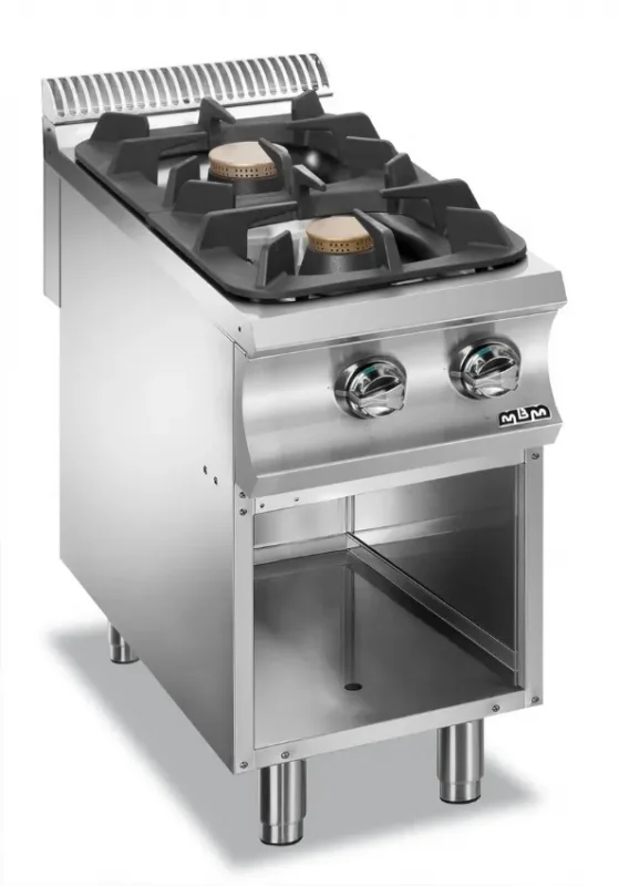Quantité Limitée Fourneau professionnel a gaz 2 feux vif 11 kw domina pro 900