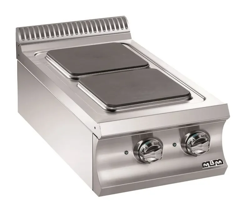Prix Cassé Fourneau professionnel electrique 2 plaque carrés a poser domina pro 900