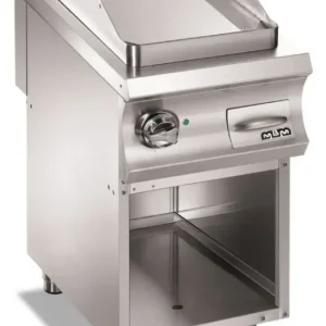 Achat Immédiat Plaque a snack professionnel electrique plaque lisse chromée 380x720x24 domina pro 900