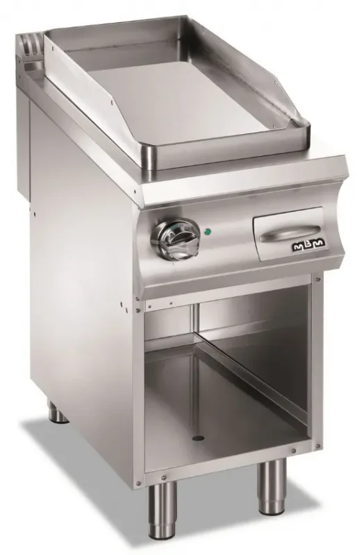 Achat Immédiat Plaque a snack professionnel electrique plaque lisse chromée 380x720x24 domina pro 900