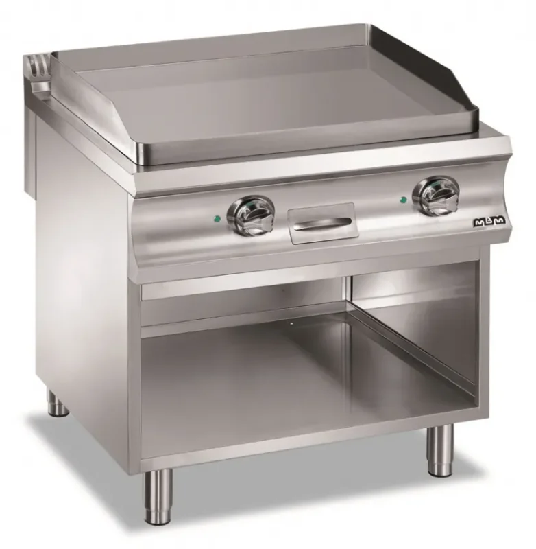 Bon Plan Plaque a snack professionnel electrique plaque lisse 780x720x15 domina pro 900