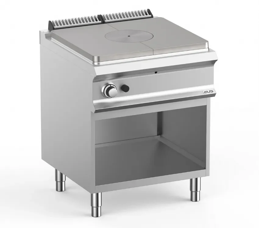Meilleure Vente Plaque coup de feu professionnel a gaz sur soubassement libre domina pro 700