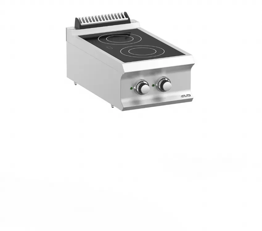 Meilleur Prix Fourneau professionnel electrique 2 plaque vitrocéramique a poser domina pro 700