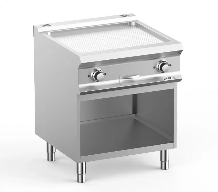 Plaque a snack professionnel electrique sur soubassment libre plaque rainurée 63x54 domina pro 700 Jusqu’à Épuisement Des Stocks