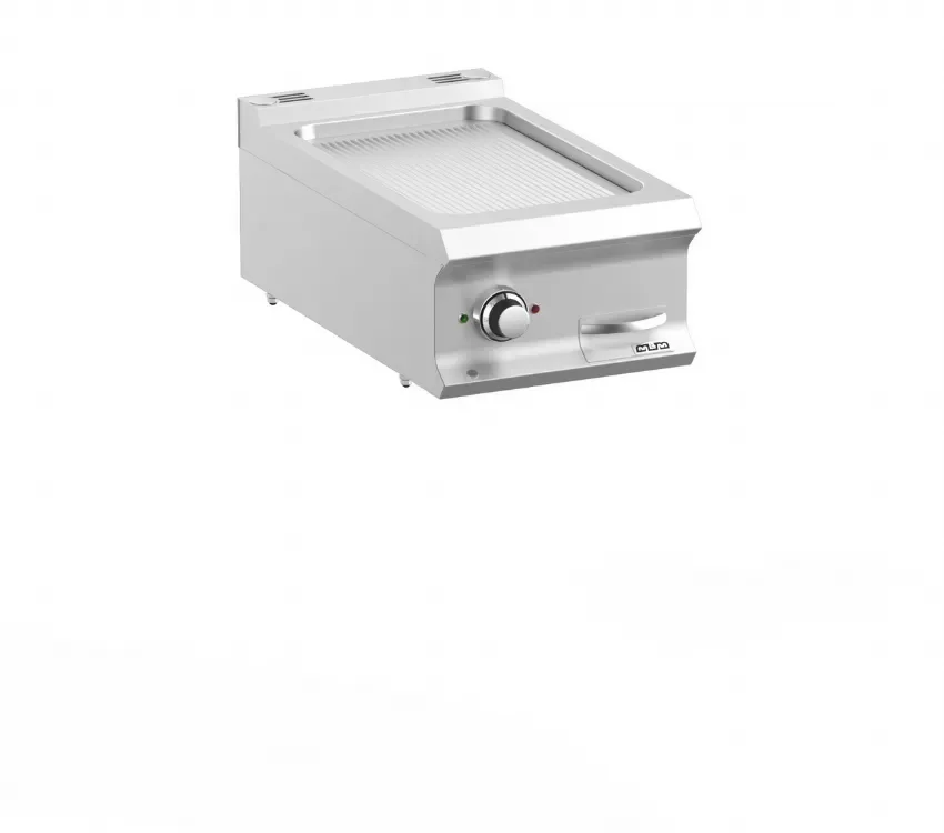 Nouveauté Plaque à snack professionnel electrique plaque lisse 33x54 a poser domina pro 700