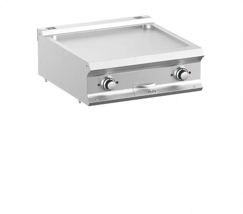Expédié Aujourd’hui Plaque a snack professionnel electrique plaque lisse 63x54 a poser domina pro 700