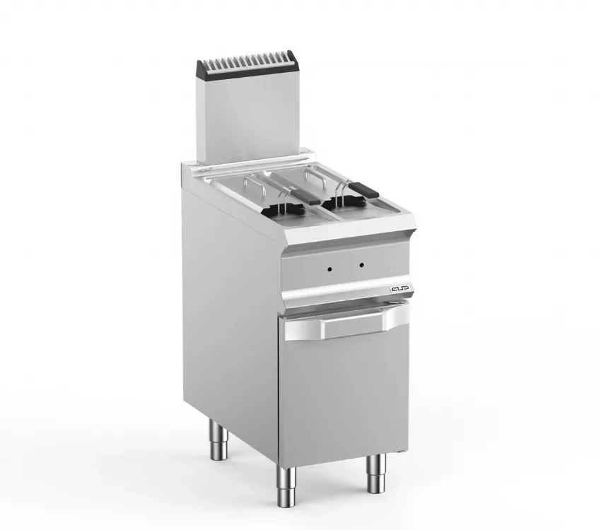 Offre Du Jour Friteuse professionnel a gaz 2 cuves 7+7 l domina pro 700