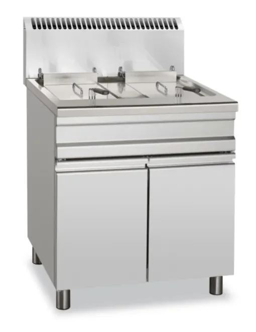 Prix Cassé Friteuse professionnel gaz 2 cuve 17,5 +17,5 lt