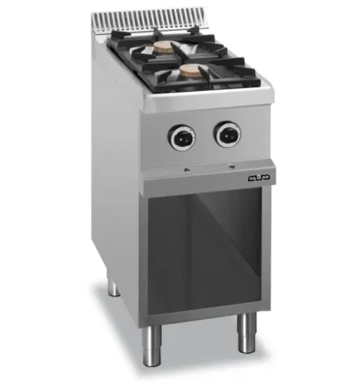 Haute Qualité Fourneau professionnel a gaz 2 feux vif 5,5 kw magristra plus 700