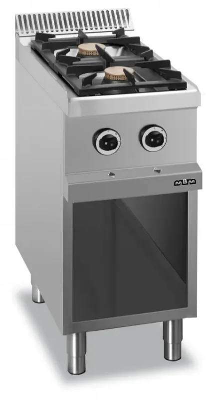 Commande En Gros Fourneau professionnel a gaz 2 feux vif 7 kw magristra plus 700