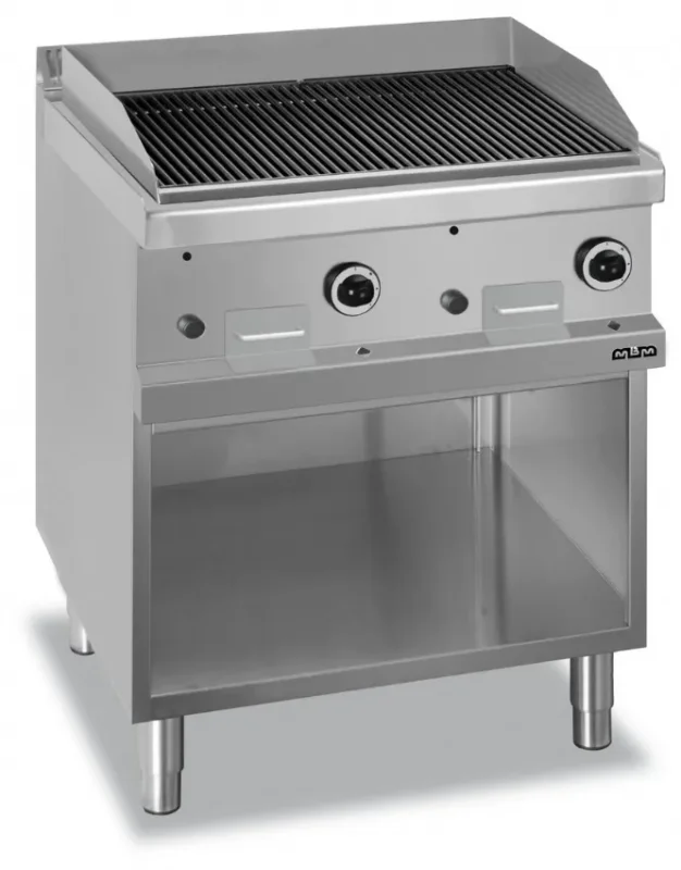 Meilleure Vente Grille a pierre a lave professionnel 35,2x47,5(x2) magristra plus 700