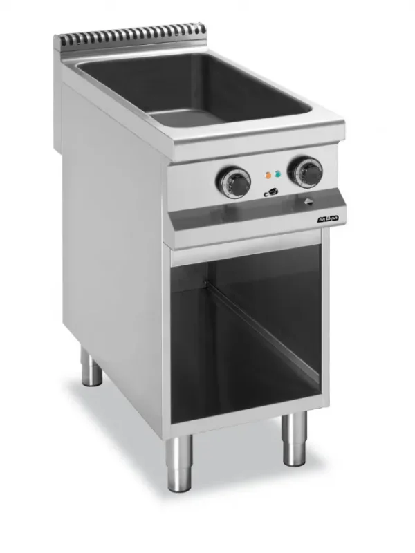 Paiement Sécurisé Bain-marie electrique professionnel-1 cuve gn 4/3 sur armoire magristra plus 900
