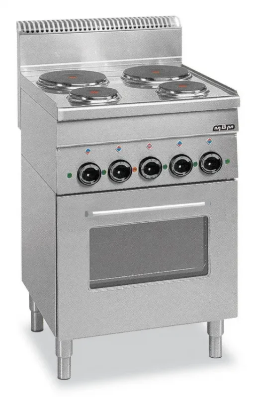 Fourneau professionnel electrique 4 plaques sur four electrique grill minima 600 Réduction