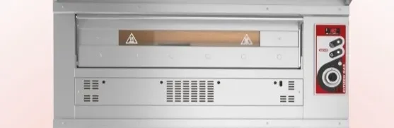 Solde Four à gaz mécanique pour 6 pizzas 33cm entièrement réfractaire avec 1 chambre