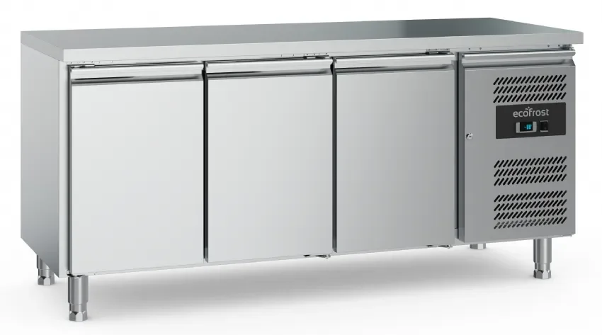 Table réfrigérée 3 portes groupe à droite profondeur 700mm Soldes