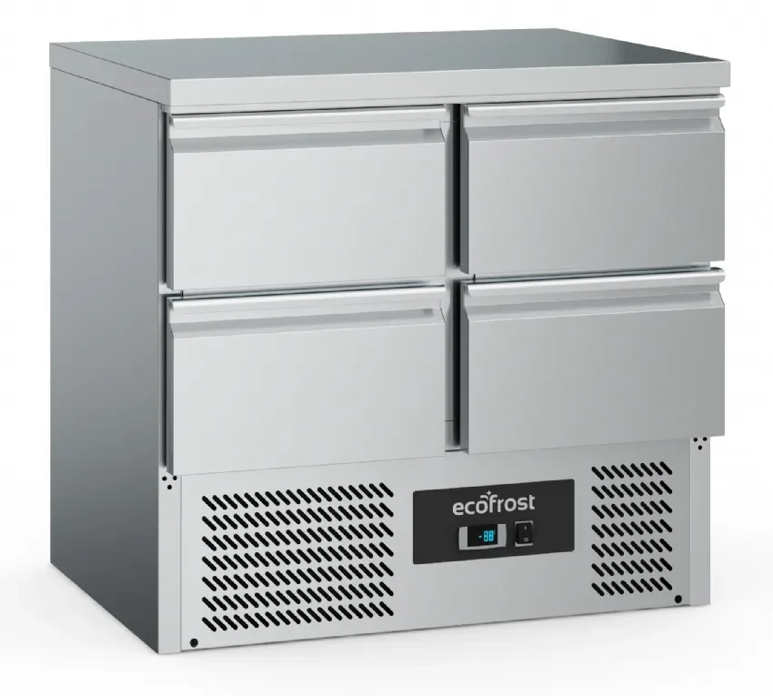 Super Prix Table réfrigérée 4 tiroirs 220l