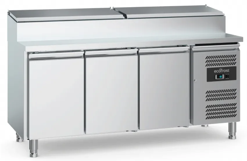 Bon Plan Saladette 3 portes tropicalisée pour 8 bacs gn1/3 couvercles inox
