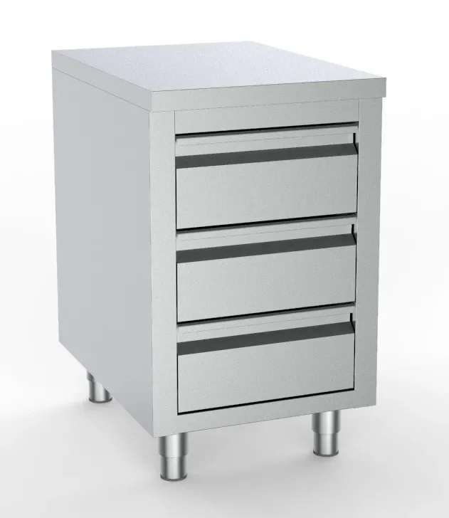 Retour Gratuit Table de travail neutre 3 tiroirs