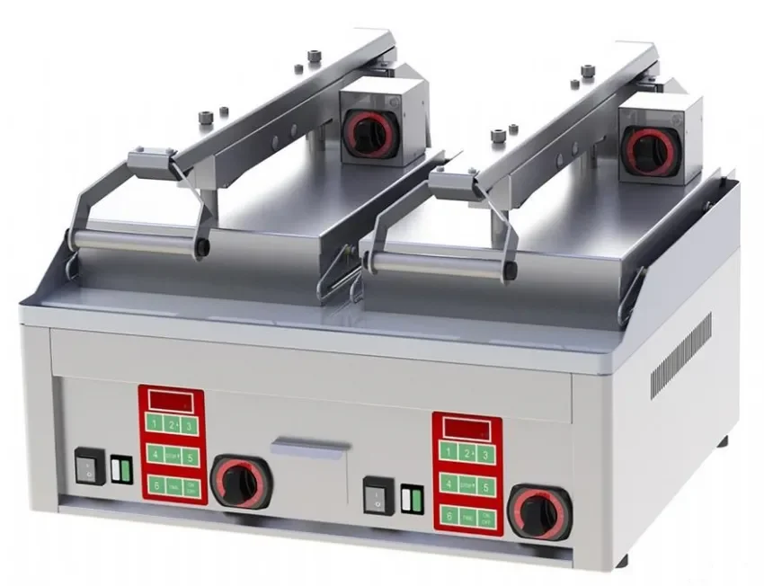Clam-grill steak électrique double semi-automatique - 2 plaques supérieures Vente Directe