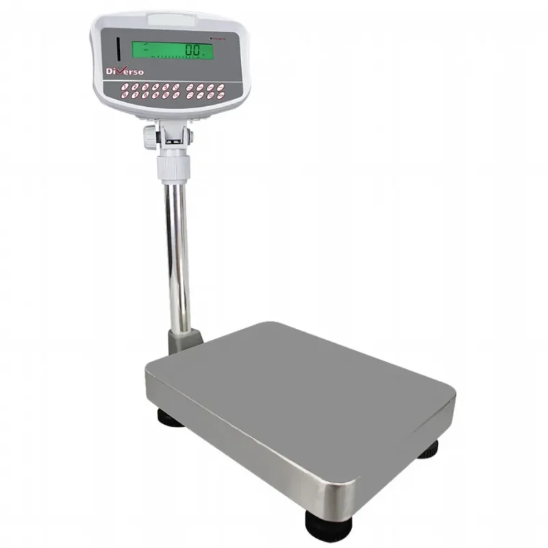 Bascule électronique inox avec colonne, 32kg x 1g Offre Du Jour