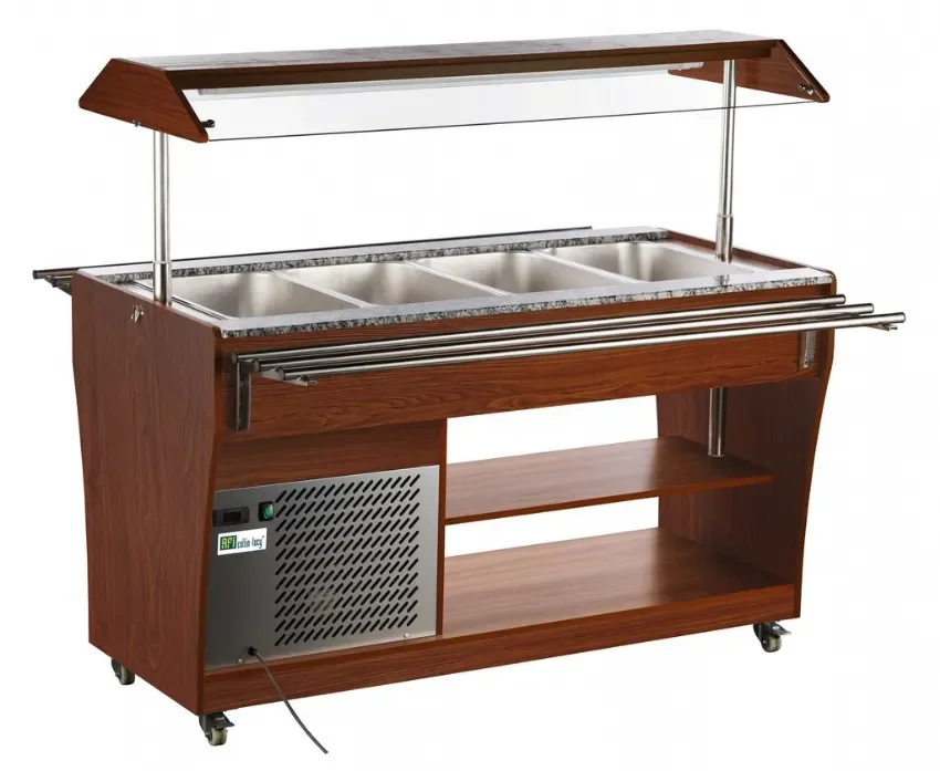 Nouvelle Collection Buffet réfrigéré avec 4 bacs gn 1/1 température +2/+10°c