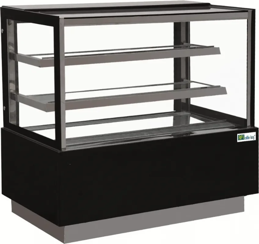 Affaire À Saisir Vitrine pâtisseries noire vitrage droit 2 étagères température +2/+8°c - 480 l