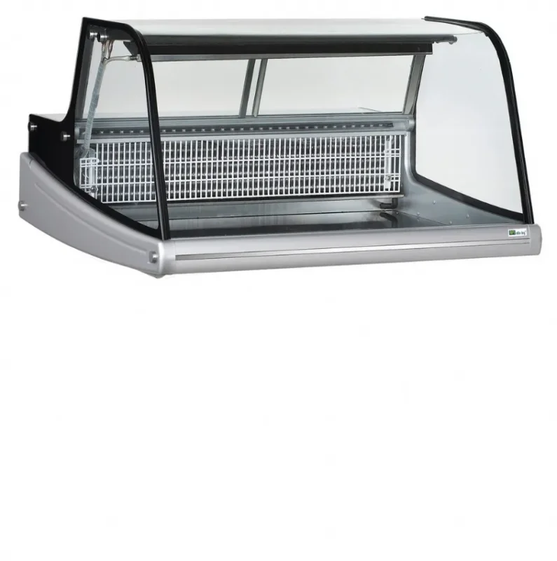 Vitrine réfrigérée à poser vitre bombée température +2/+12°c avec 4 gn 1/1 et 2 gn 1/4 Dernière Chance