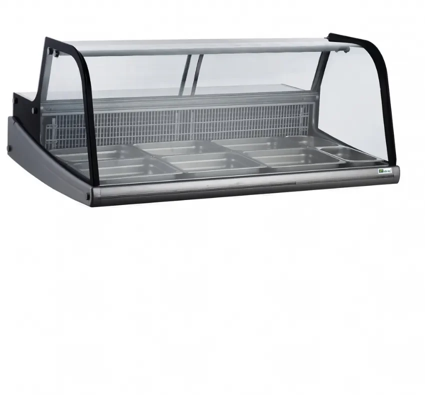 Offre Exclusive Vitrine réfrigérée à poser vitre bombée avec 6 gn 1/1 et température +2/+12°c